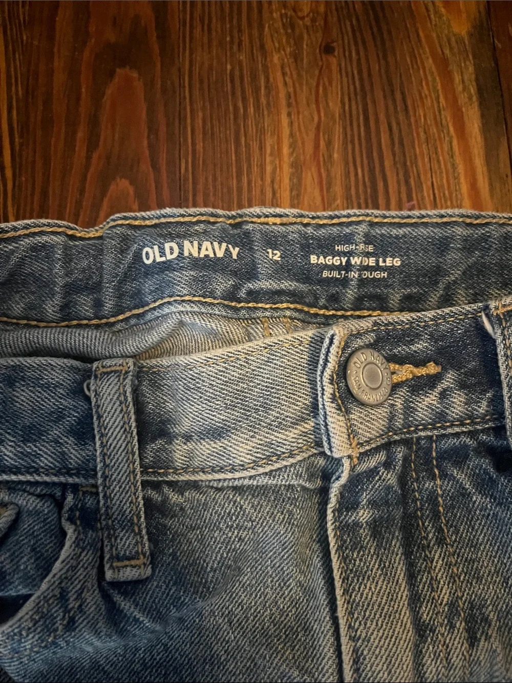 Old Navy Wide-Leg Kids Jeans with Cuffs